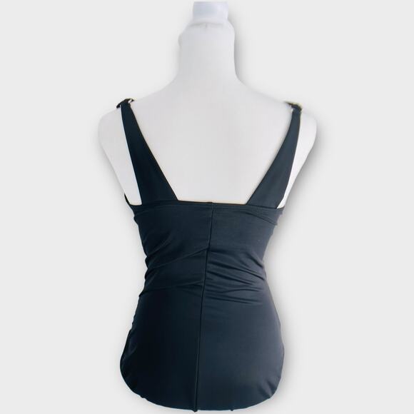 Miraclesuit  Azura Sheer Panel Rouching Underwire Slimming One Piece Swimsuit 10 - Picture 6 of 15